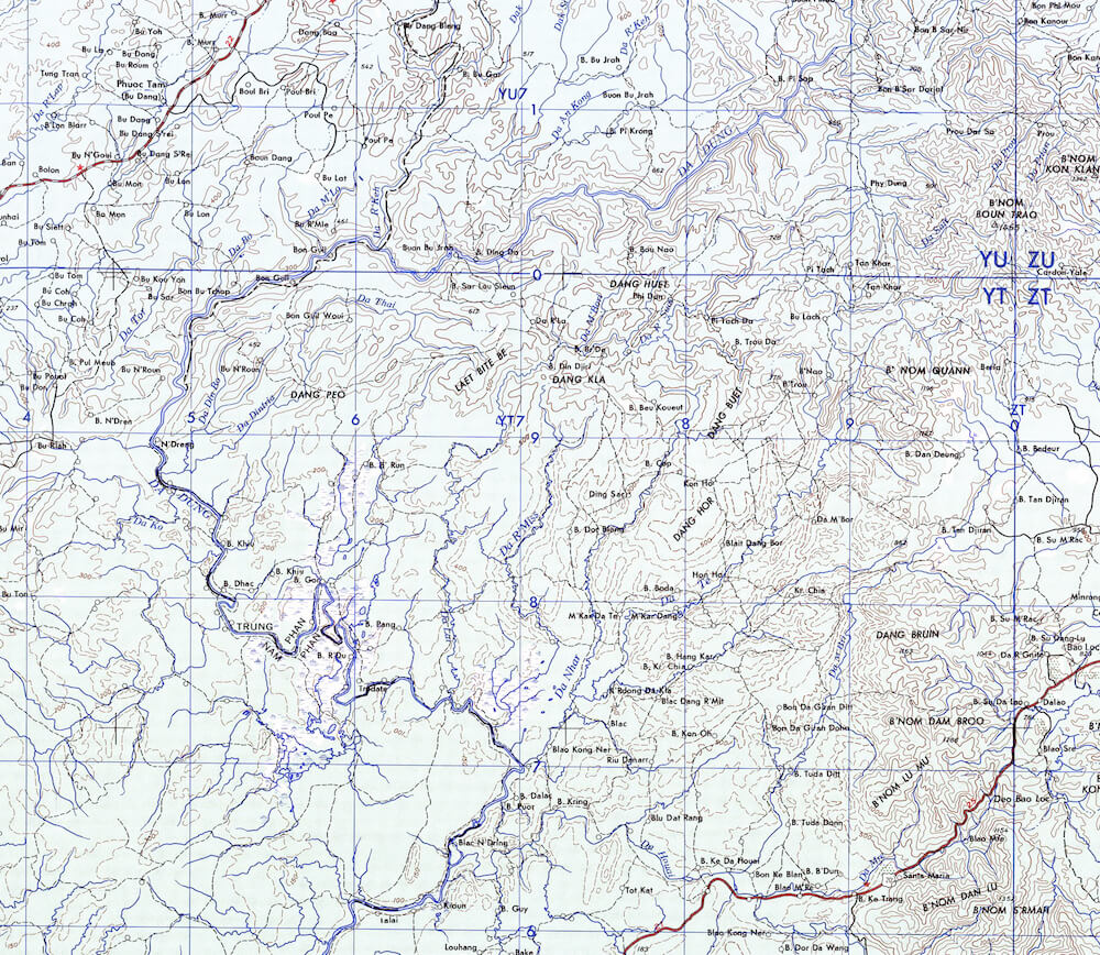 Domain area map